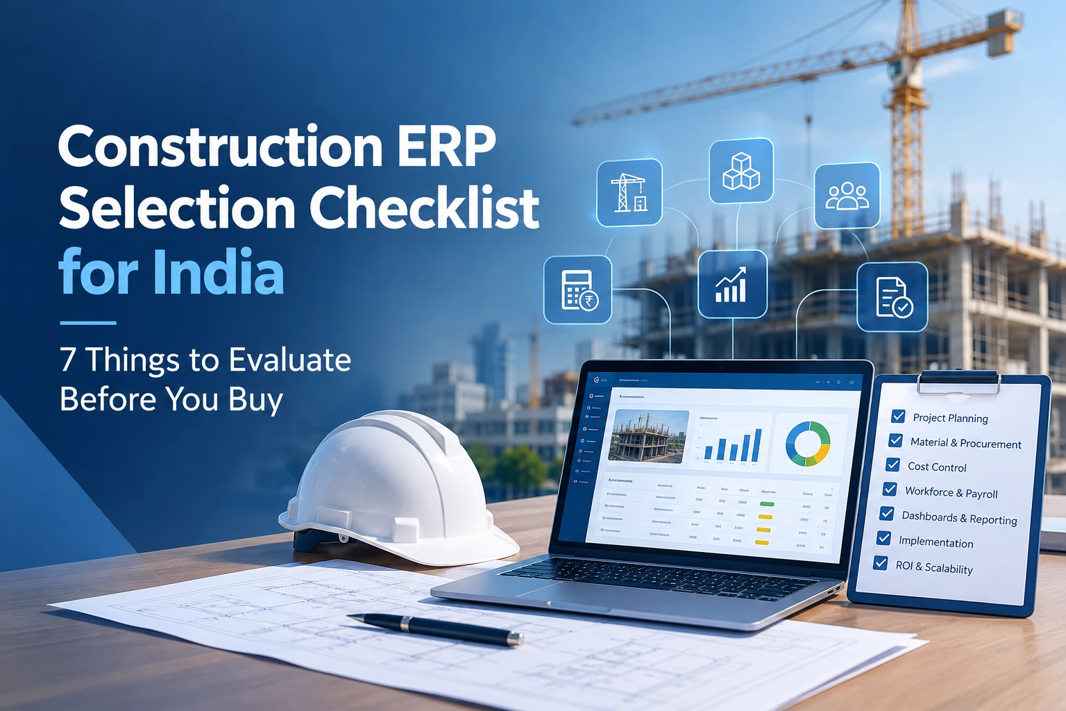 Construction ERP Selection Checklist for India: 7 Things to Evaluate Before You Buy