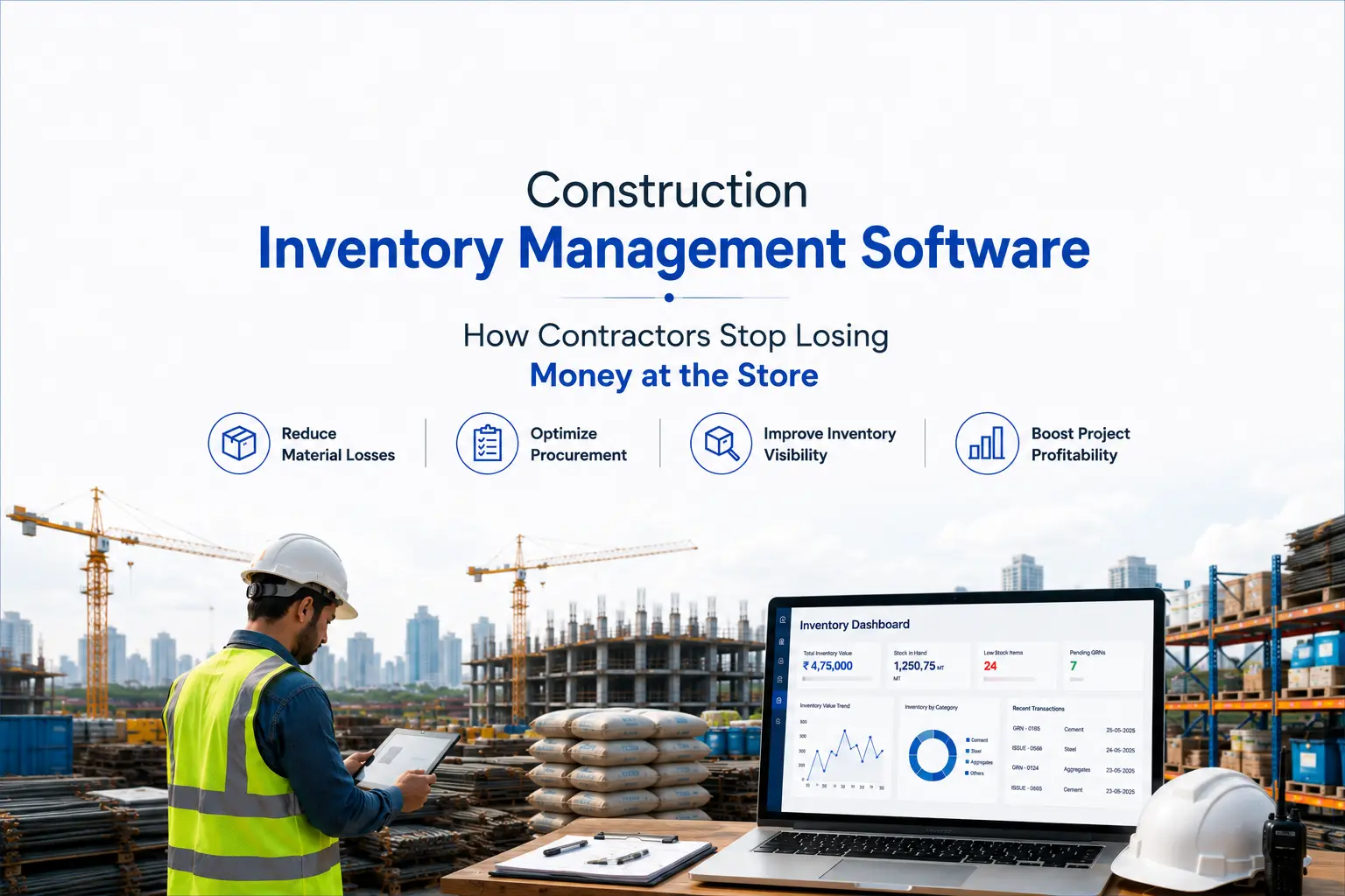 Construction Inventory Management Software: How Contractors Stop Losing Money at the Store