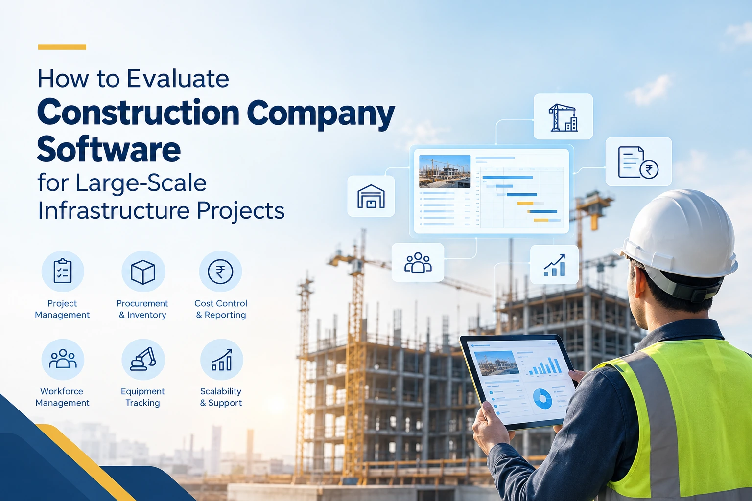 How to Evaluate Construction Company Software for Large-Scale Infrastructure Projects