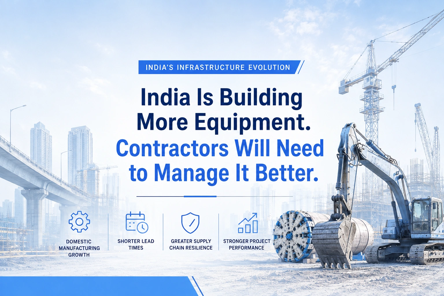 India Is Building More Equipment. Contractors Will Need to Manage It Better.