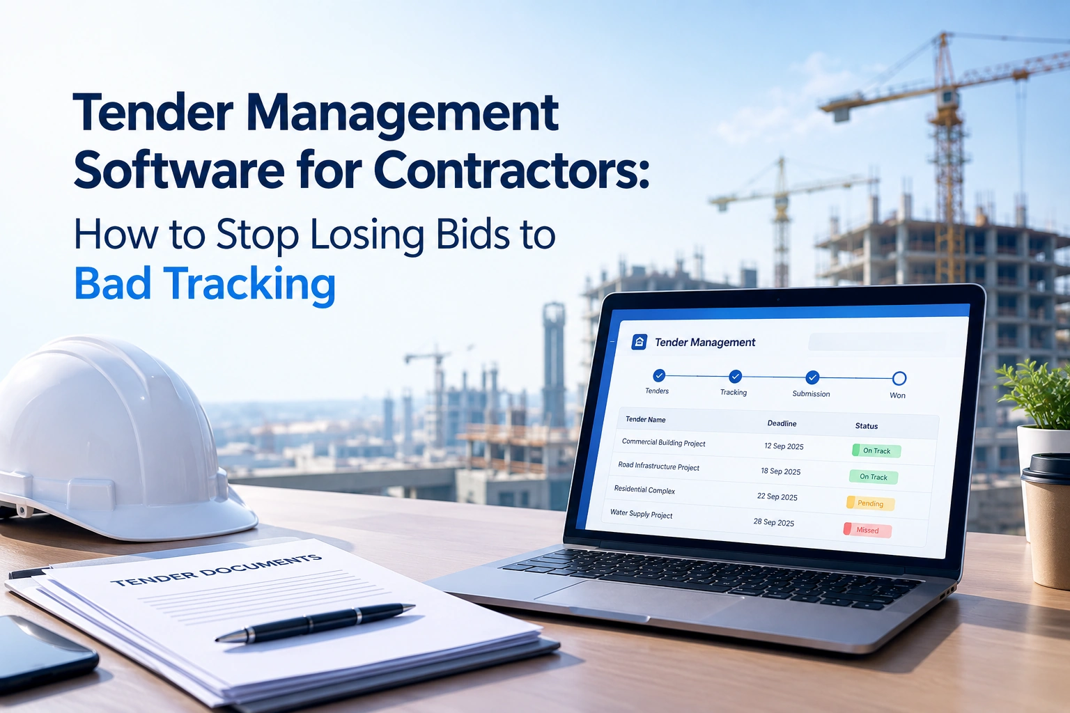 Tender Management Software for Contractors: How to Stop Losing Bids to Bad Tracking