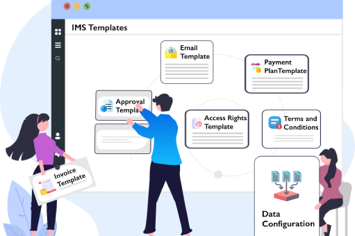 Template for invoice, purchase, contract and reports documentation