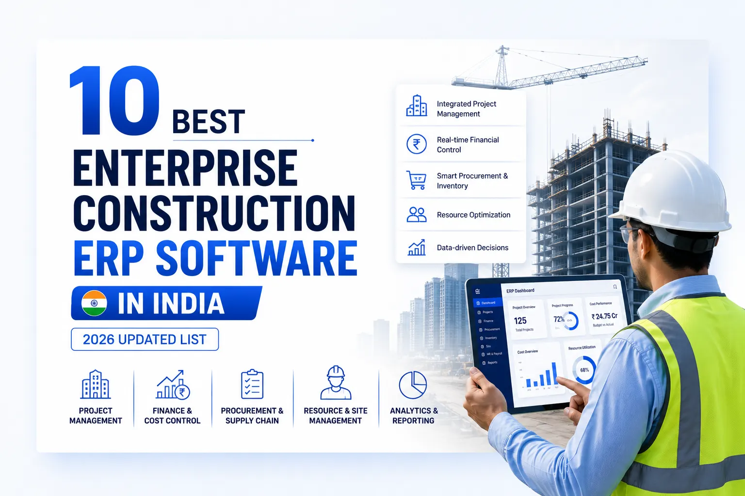 10 Best Enterprise Construction ERP Software in India (2026 Updated List)