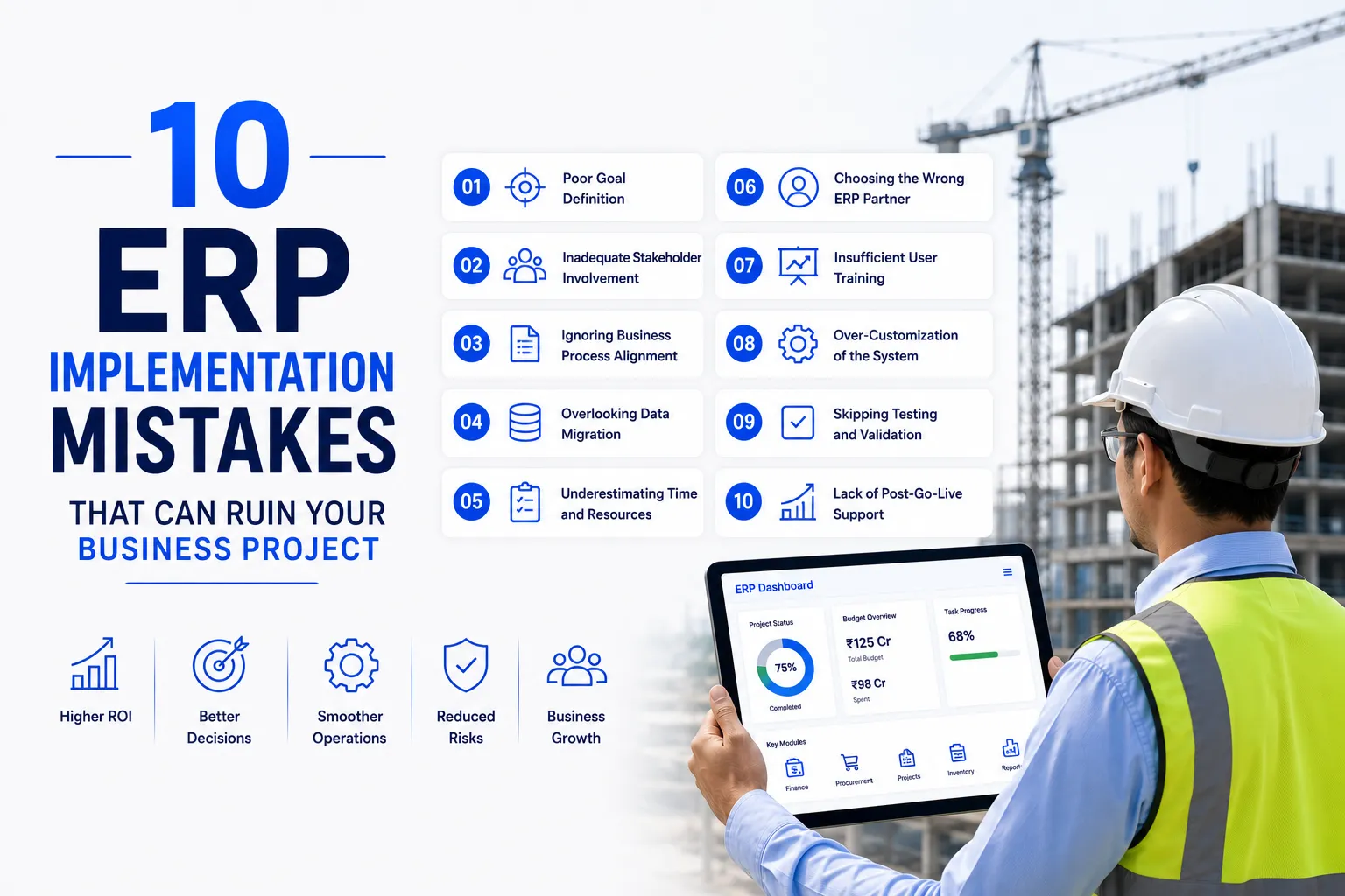 10 ERP Implementation Mistakes That Can Ruin Your Business Project