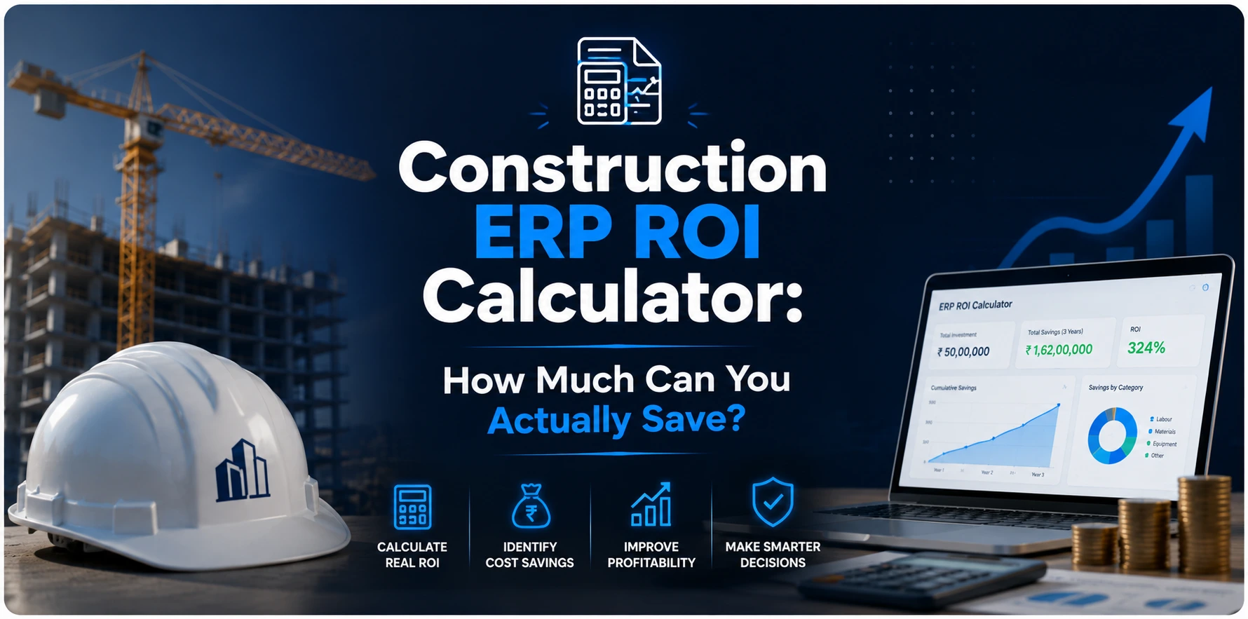 Construction ERP ROI Calculator: How Much Can You Actually Save?