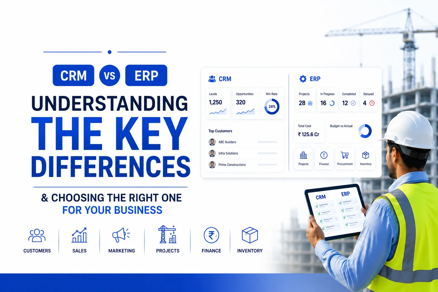 CRM vs ERP: Understanding the Key Differences & Choosing the Right One for Your Business
