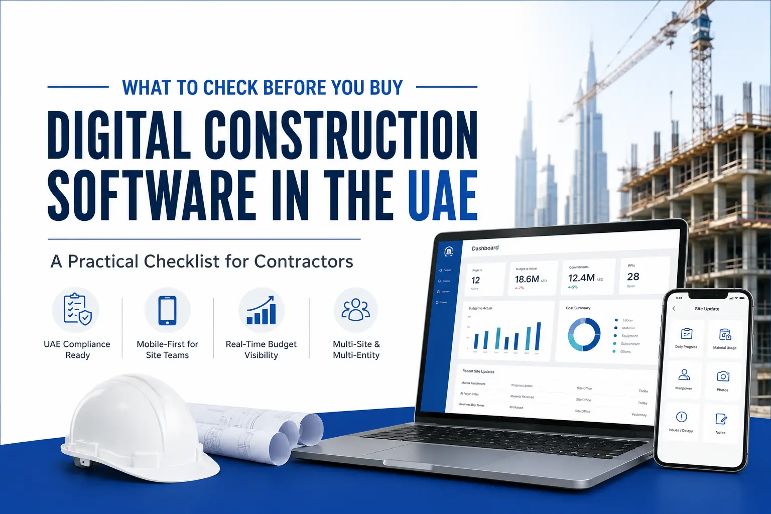 Digital Construction Software UAE: A Buyer's Checklist Before You Choose a Platform