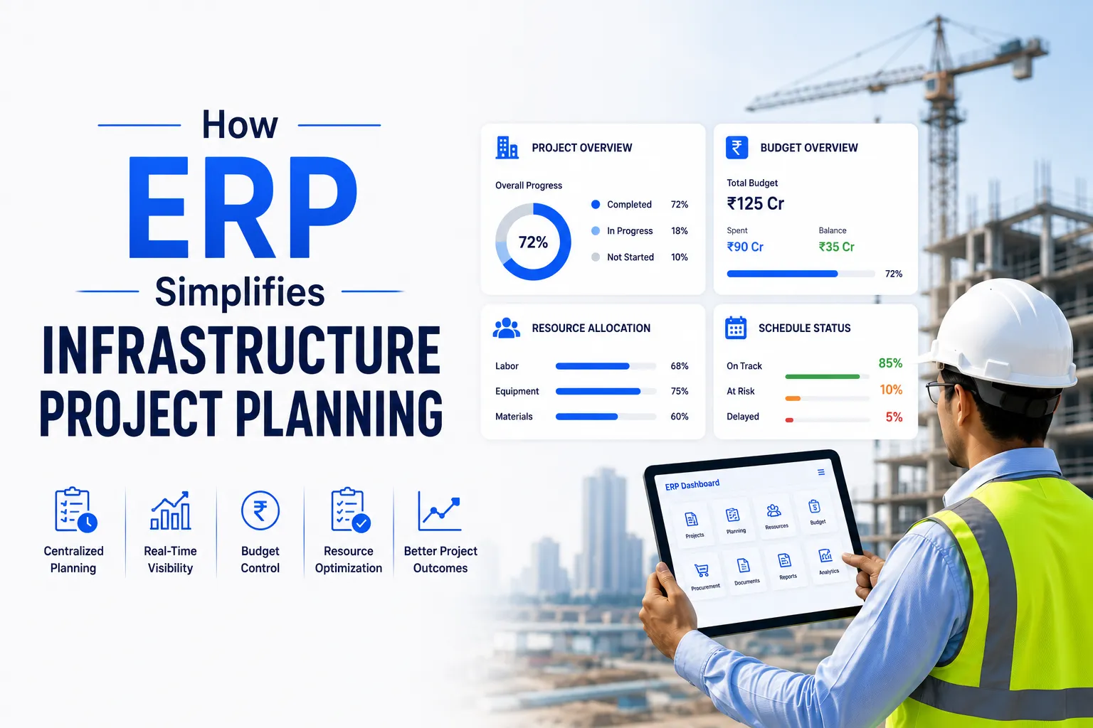 How ERP Simplifies Infrastructure Project Planning