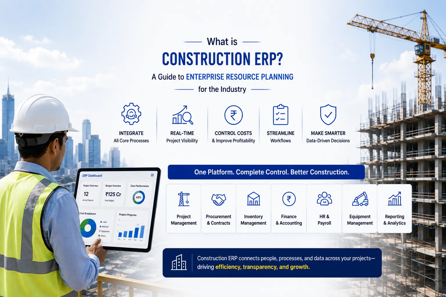 What is Construction ERP? A Guide to Enterprise Resource Planning for the Industry