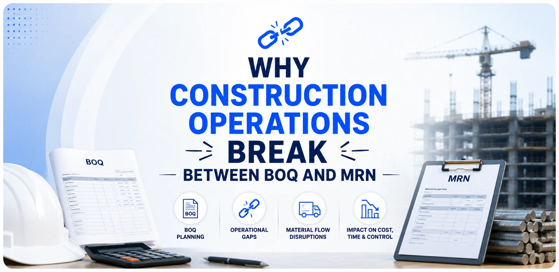 Why Construction Operations Break Between BOQ and MRN